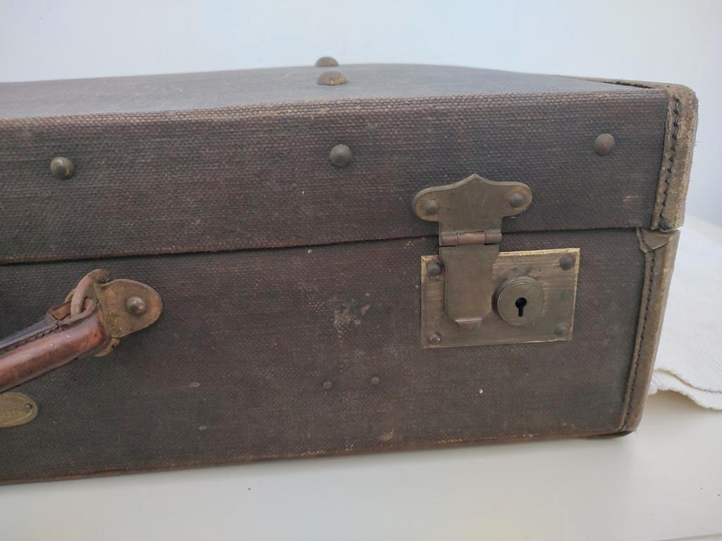 K467 LIPROSTA koffer - hutkoffer, begin 1900 zeer fraai, Sieraden, Tassen en Uiterlijk, Koffers, Overige materialen, Gebruikt