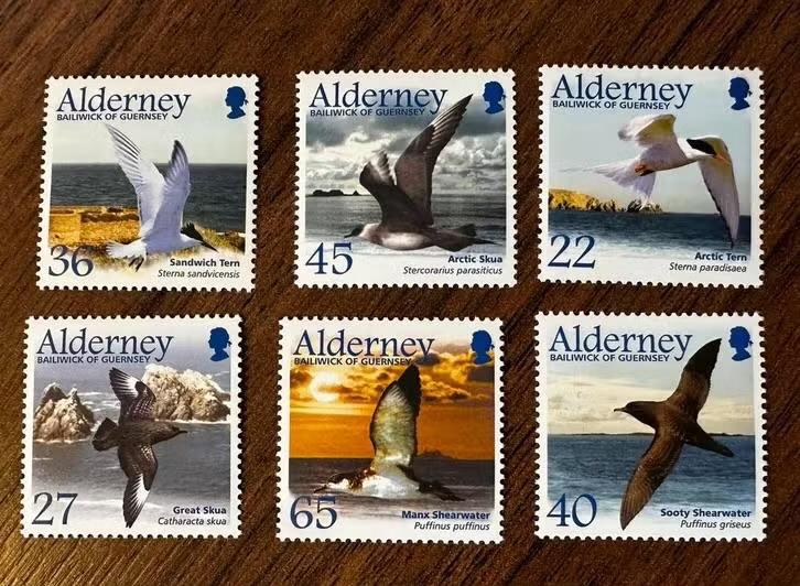 Alderney 2003 vogels postfris, Ophalen of Verzenden, Postfris