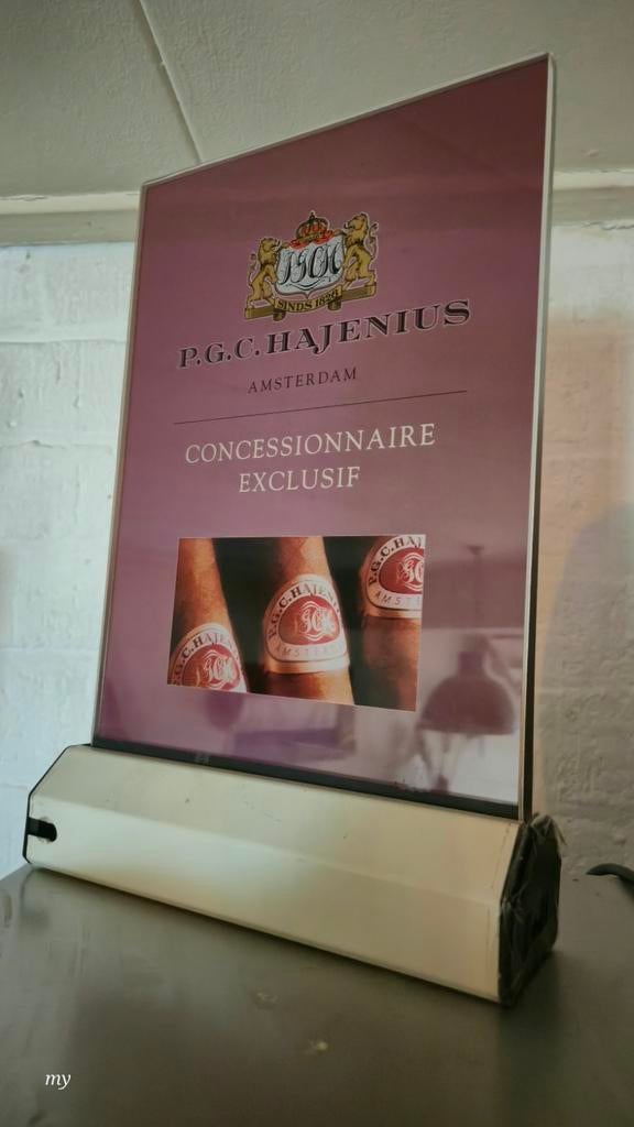 Reclame Bord Staande Amsterdamse Reclame Advertenties, Ophalen of Verzenden, Gebruikt, Reclamebord