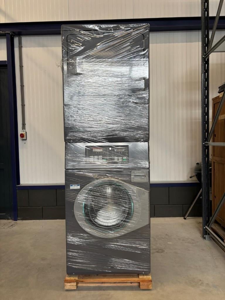 LaundryLion PWD100 professionele wasmachine + droger 2x 10KG, Ophalen, Gebruikt, 10 kg of meer, N.v.t.