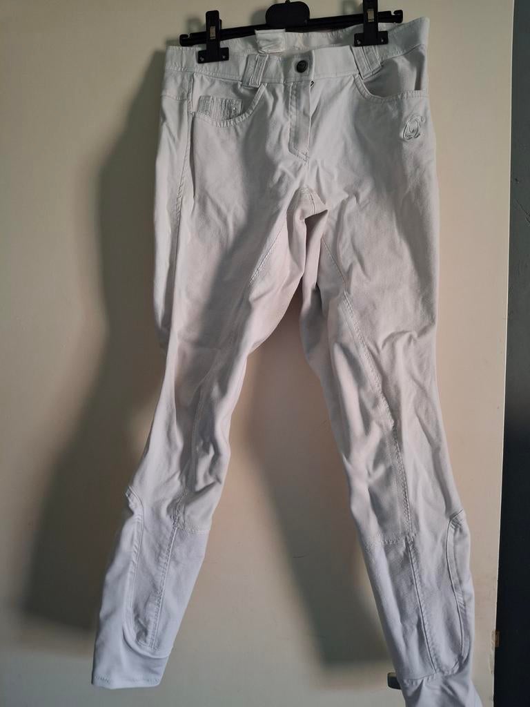 Witte rijbroek, Dieren en Toebehoren, Ophalen of Verzenden, Gebruikt, Dressuur, Onderkleding