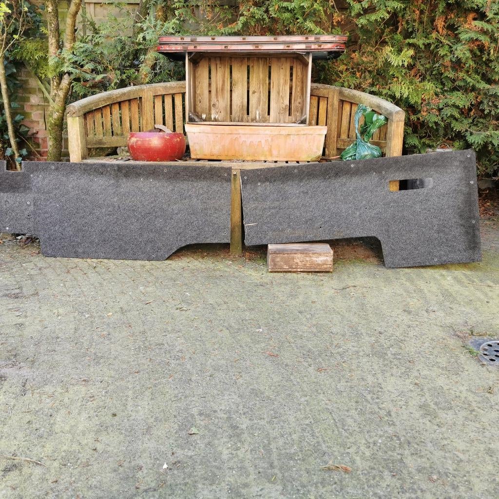 Bekleedde aluminium wanden voor achterbak Toyota HZJ-75, Ophalen, Toyota