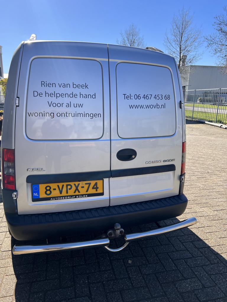 Opel Combo C 2001-2012 Rearbar Achterbar, Niet ingevuld, Niet ingevuld, Niet ingevuld