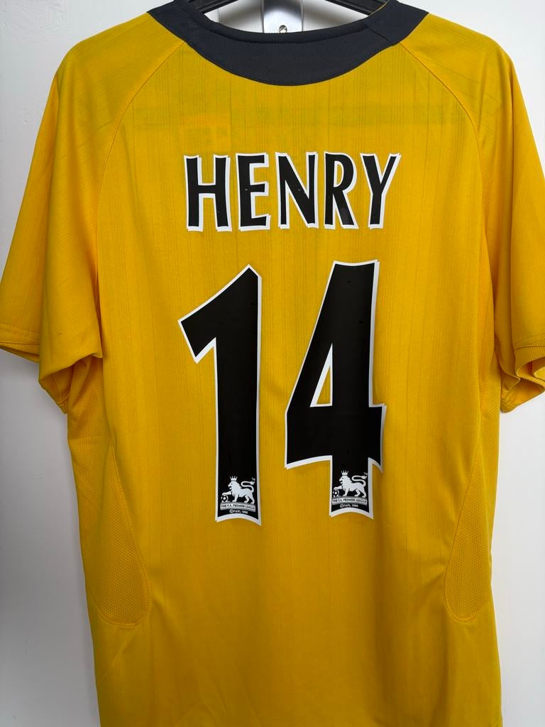 Retro Henry Arsenal Gunners Shirt Maat L barca real juve, Maat L, Ophalen of Verzenden, Nieuw, Shirt