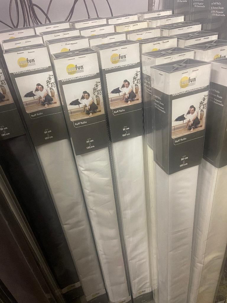 ** 97 % KORTING ** VOUWGORDIJNEN NIEUW IN DE VERPAKKING, 100 tot 150 cm, Crème, Nieuw, Ophalen of Verzenden