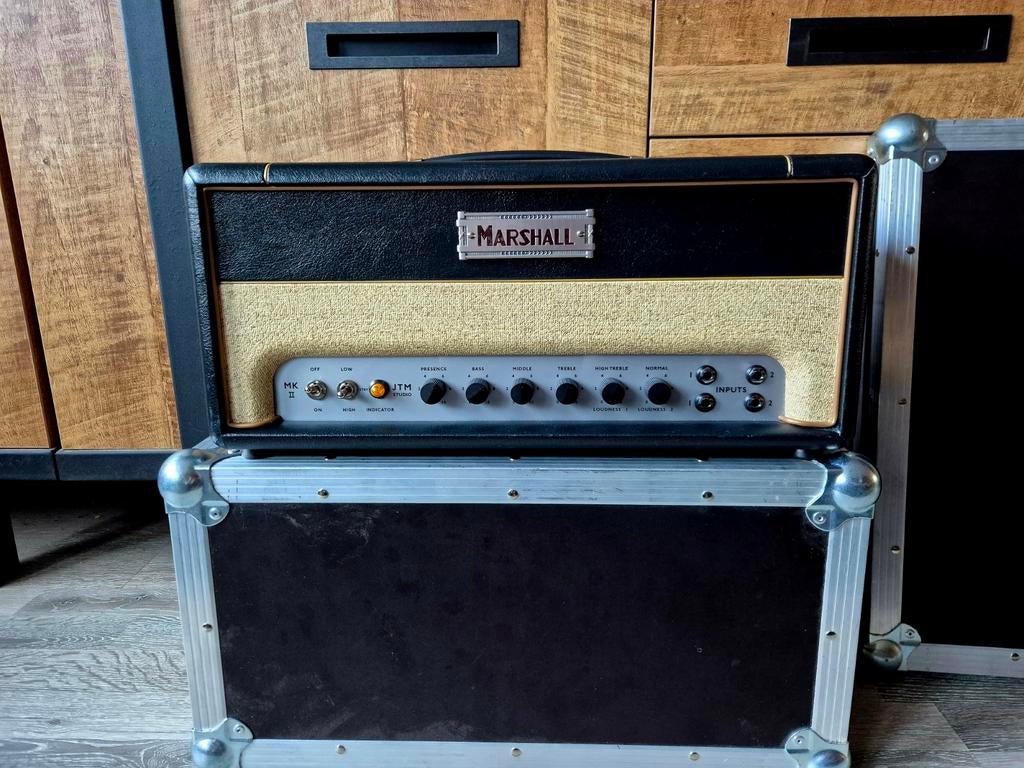 Marshall jtm20h studio + flightcase, Ophalen, Zo goed als nieuw, Gitaar, Minder dan 50 watt