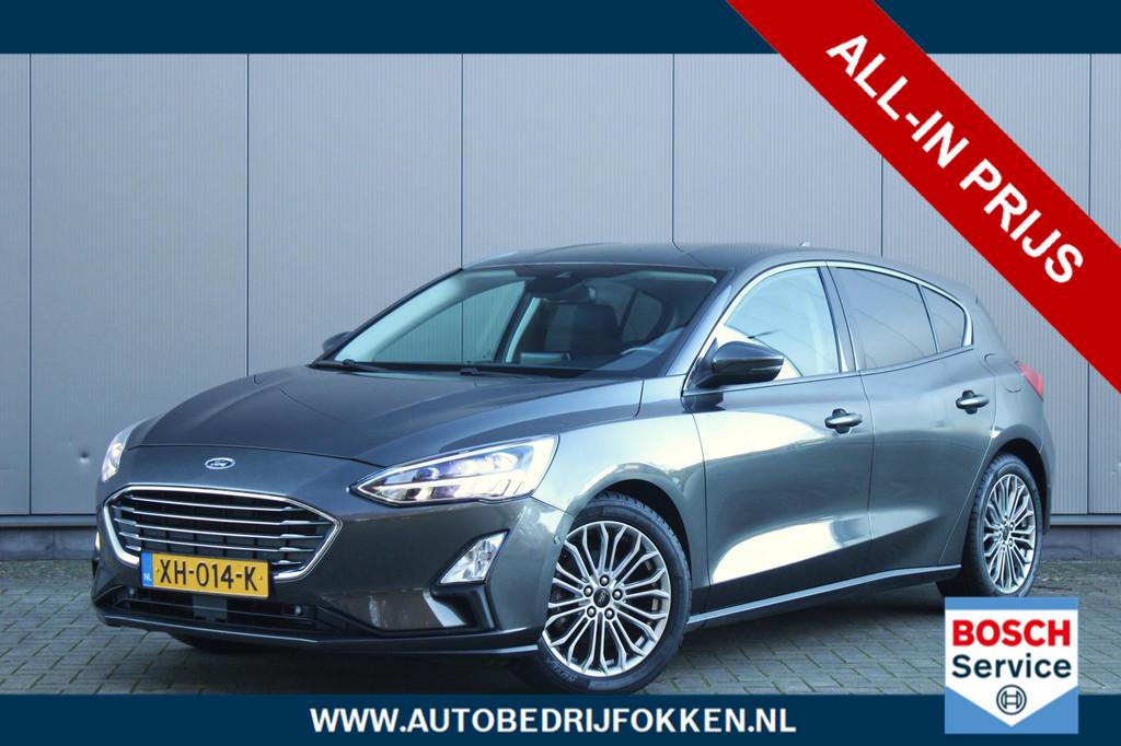 Ford Focus 1.0 EcoBoost 125pk Titanium Business | LED | Came, Stof, Gebruikt, Origineel Nederlands, Bedrijf