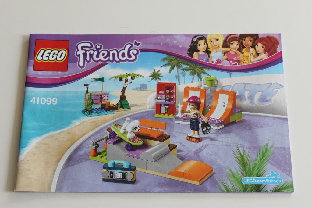 Lego Friends 41099 Skatebaan, Ophalen of Verzenden, Zo goed als nieuw, Complete set, Lego