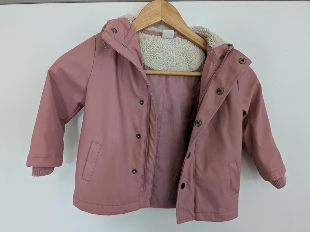 Hema Regenjas Roze Maat 86/92, Kinderen en Baby's, Kinderkleding | Maat 92, Gebruikt, Meisje, Ophalen of Verzenden, Hema