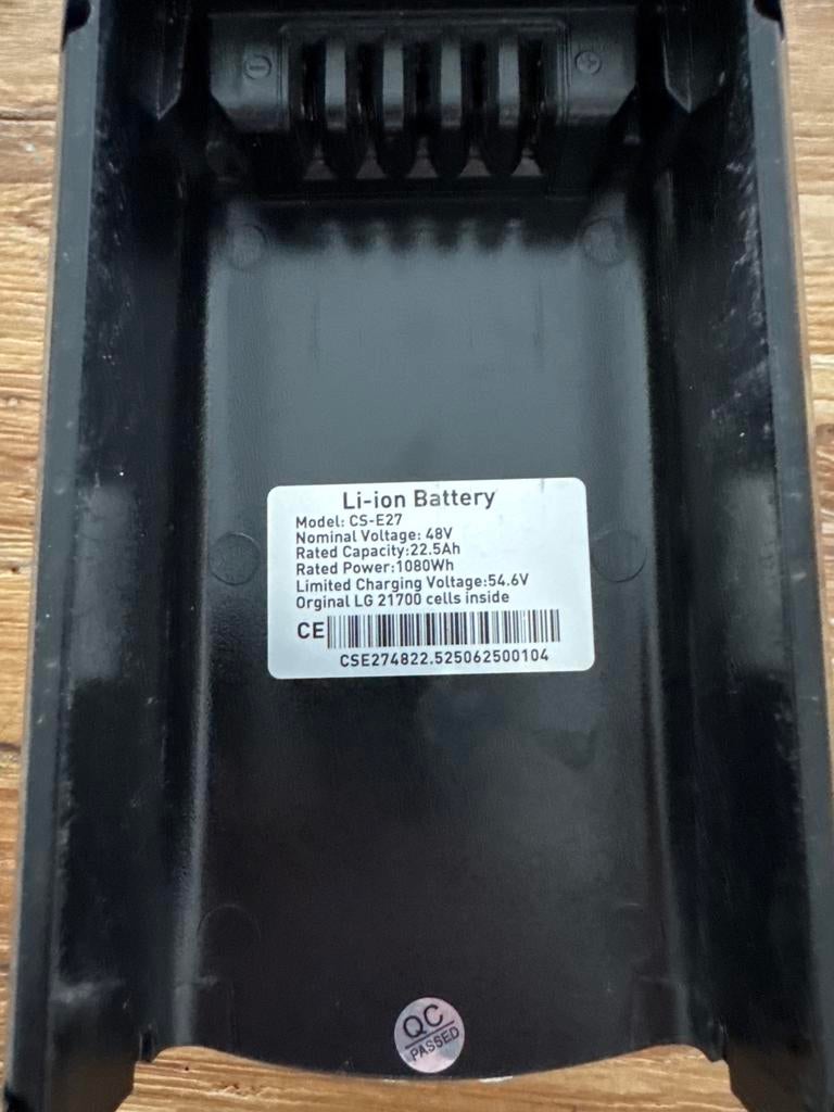 V20 accu 48V 22.5Ah 1080Wh, Ophalen of Verzenden, Gebruikt