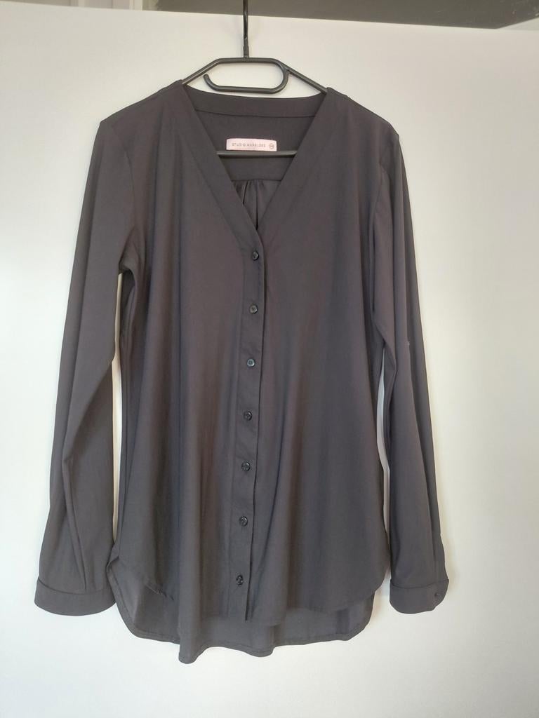 Studio Anneloes Evi Blouse - Blauw & Zwart (XXS/S), Studio Anneloes, Zo goed als nieuw, Maat 34 (XS) of kleiner, Verzenden