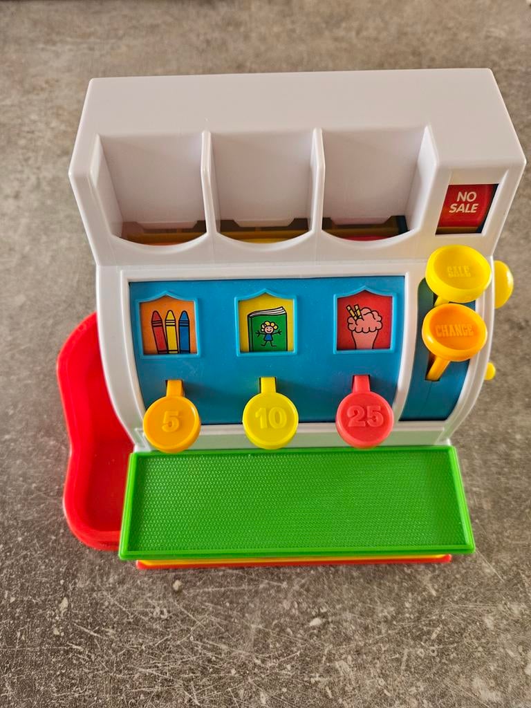 Fisher-Price kassa met grote munten, Kinderen en Baby's, Speelgoed | Fisher-Price, Ophalen