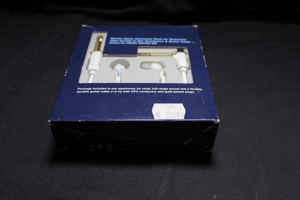 BOSS BA-PC15 - oortjes / in-ears + instrumenten kabel NIEUW, Ophalen of Verzenden, Nieuw, In gehoorgang (in-ear)