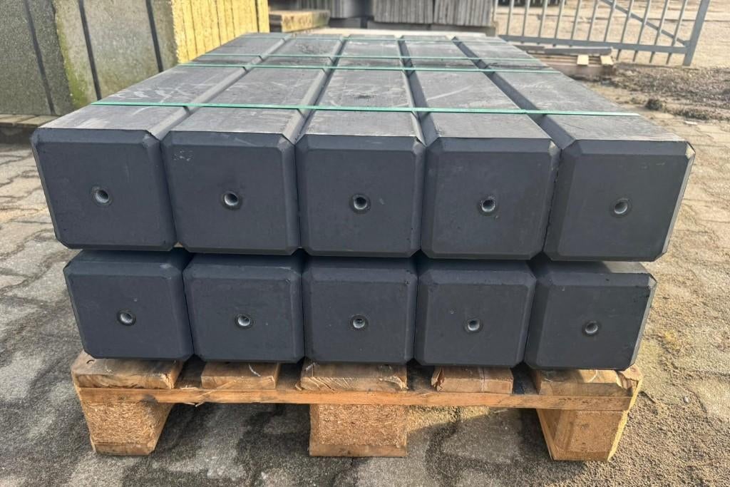 Beton poeren 15x15 met stel plaat, Ophalen, ., Nieuw, .