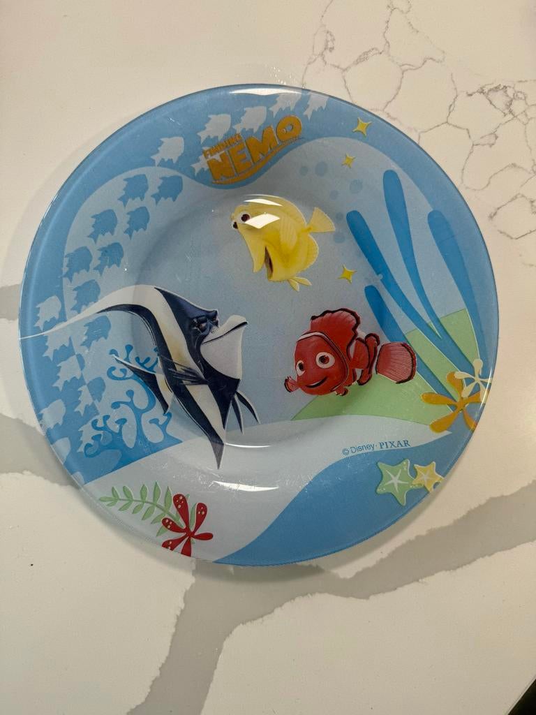 Nemo kinderservies, bord en kom, Ophalen, Overige materialen, Gebruikt, Bord(en)