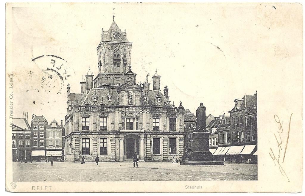 Delft, Verzenden, Voor 1920, Gelopen, Zuid-Holland