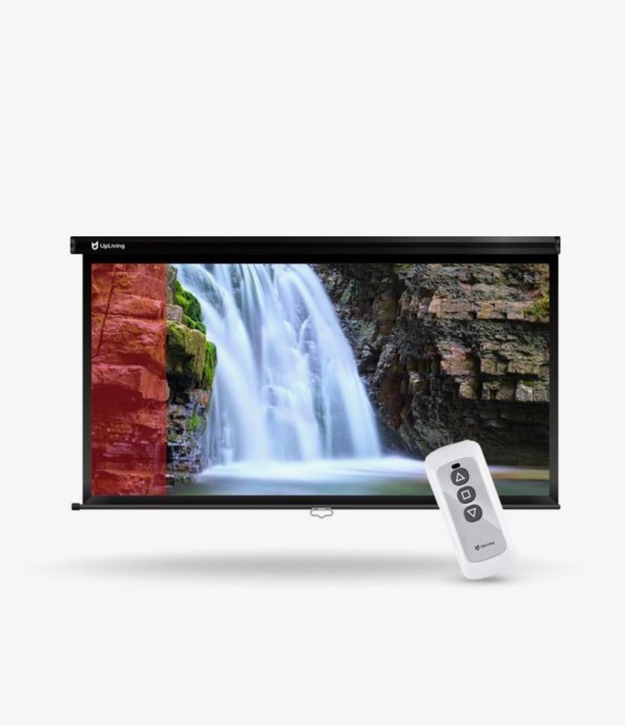 Nieuw Electrisch projectorscherm 100 inch, 50 Hz, Zo goed als nieuw, 100 cm of meer, Ophalen