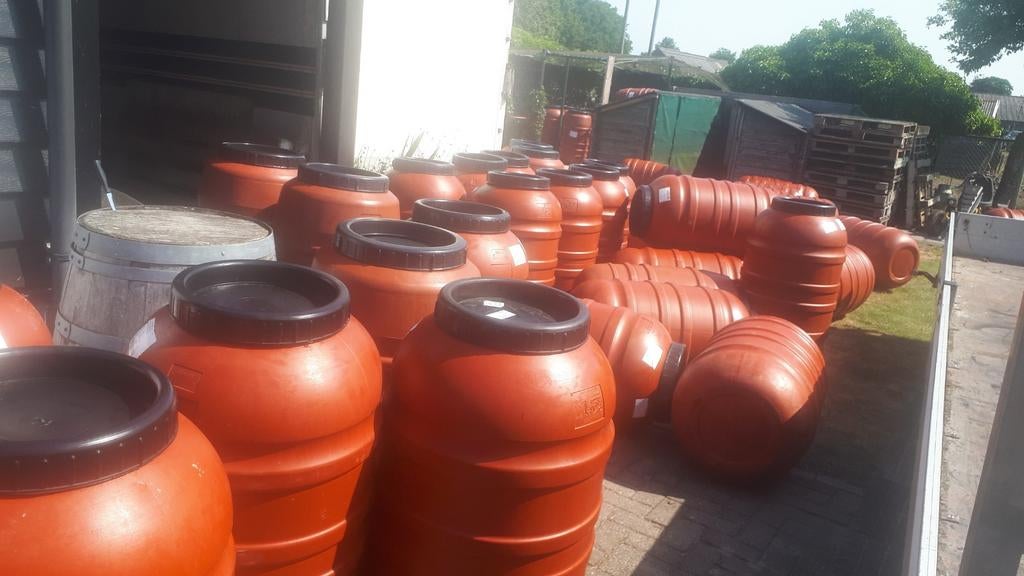 Kunststof regenton met kraantje - Diverse maten, Kunststof, Met kraantje, 150 liter of meer, Nieuw