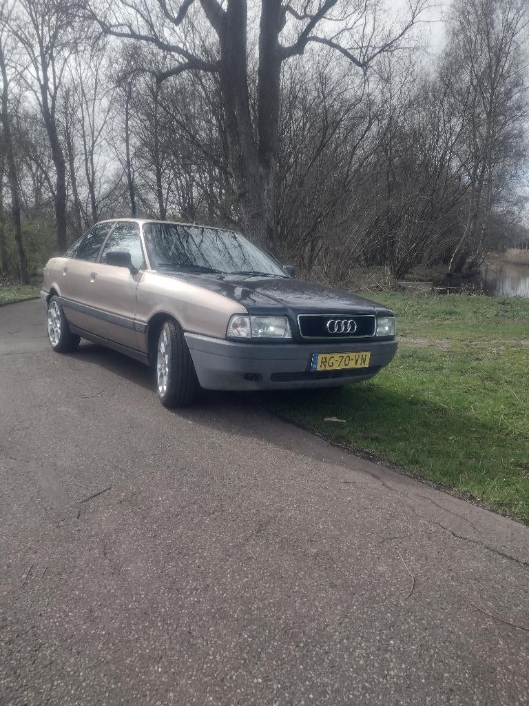 Audi 80 1.8 S  1986 BELASTINGVRIJ, Voorwielaandrijving, Stof, Beige, Handgeschakeld