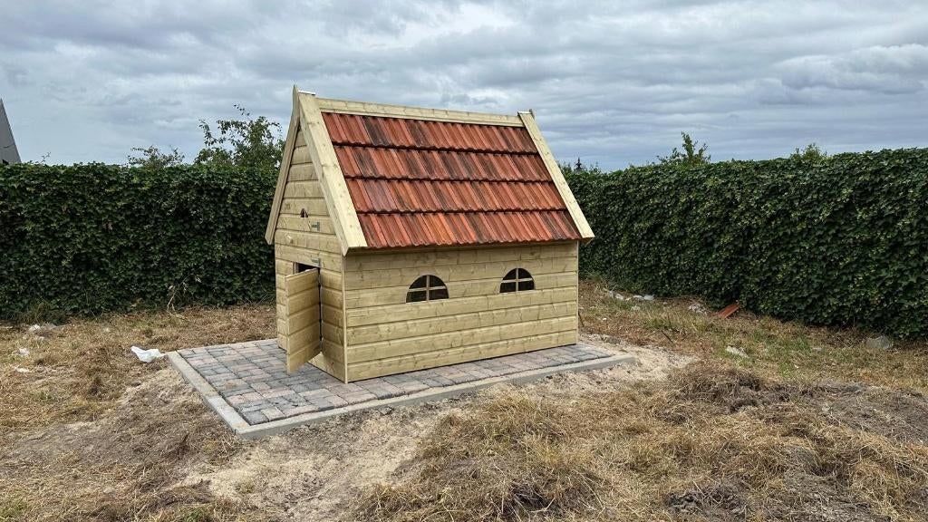 Nostalgische geitenhok varkenshok, Meerdere dieren, Schaap