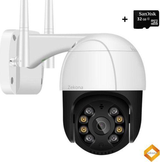 Beveiligingscamera Zekona, Audio, Tv en Foto, Videobewaking, Gebruikt, Buitencamera, Ophalen of Verzenden