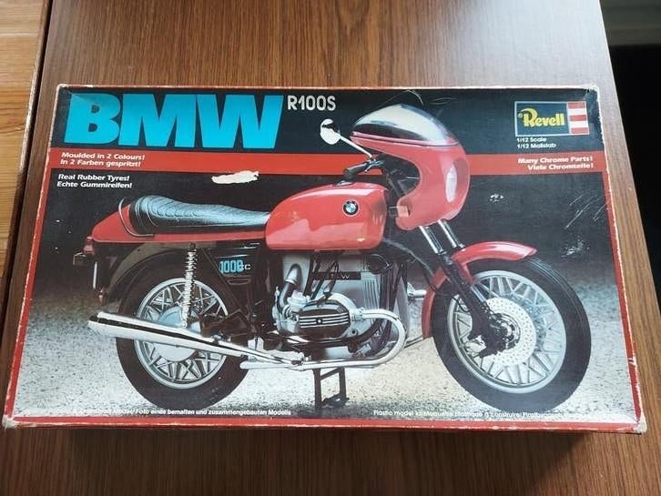 BMW R100S motorfiets (Revell) Schaal 1/12, 1:50 of kleiner, Auto, Revell, Nieuw
