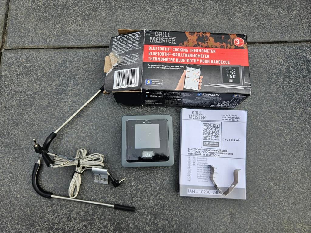 GRILL MEISTER - Bluetooth Thermometer (Nieuw) (lidl), Ophalen of Verzenden, Nieuw, Grillmeister