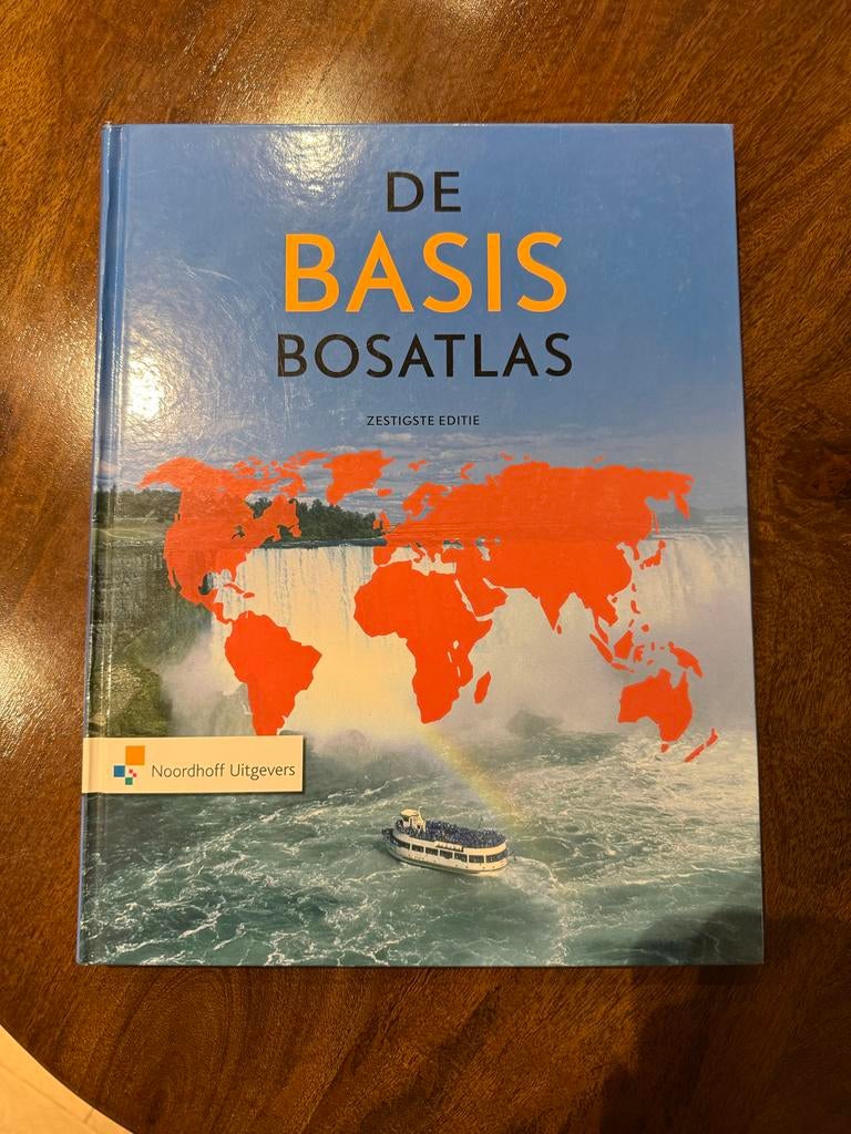 De Basis Bosatlas - Zestigste Editie, Boeken, Bosatlas, 2000 tot heden, Ophalen of Verzenden, Zo goed als nieuw