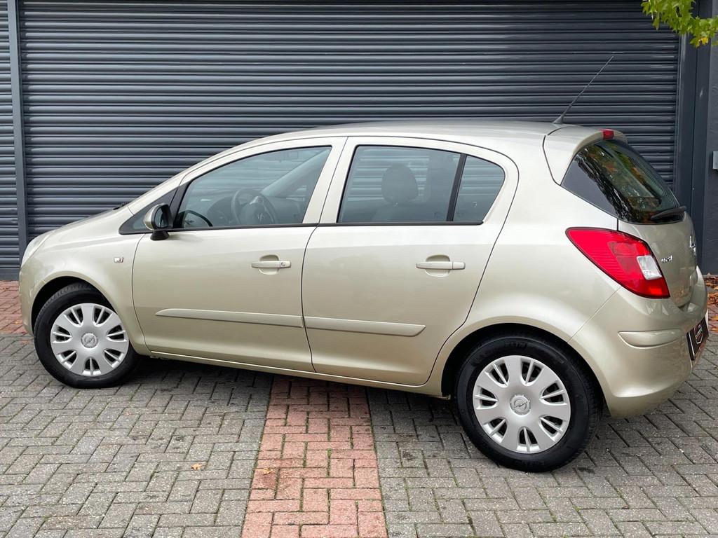 Opel Corsa 1.2-16V Enjoy Automaat | Cruise Control | Parkeer, Stof, Gebruikt, Zwart, 4 cilinders