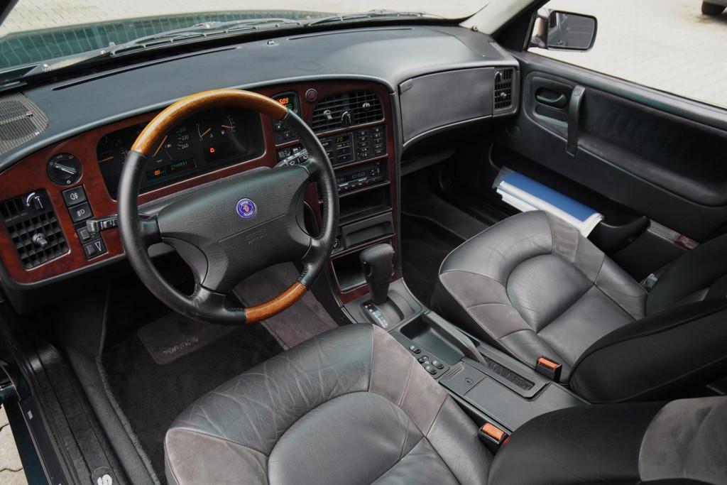Saab 9000 2.0 LPT CSE Anniversary AUT LEDER CLIMA TREKHAAK S, 4 cilinders, 150 pk, Leder en Stof, Origineel Nederlands
