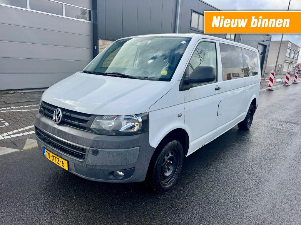 Volkswagen TRANSPORTER Kombi 2.0 TDI L2H3 Trendline AIRCO 9P, Euro 5, Gebruikt, 241 €/maand, Wit