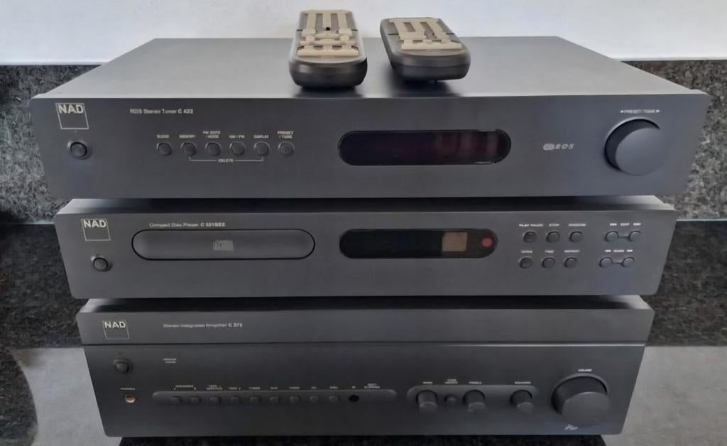 'NAD C372 audio versterker, NAD 422 tuner,NAD C521 CD speler, Audio, Tv en Foto, Stereo-sets, Gebruikt, Overige merken, Ophalen