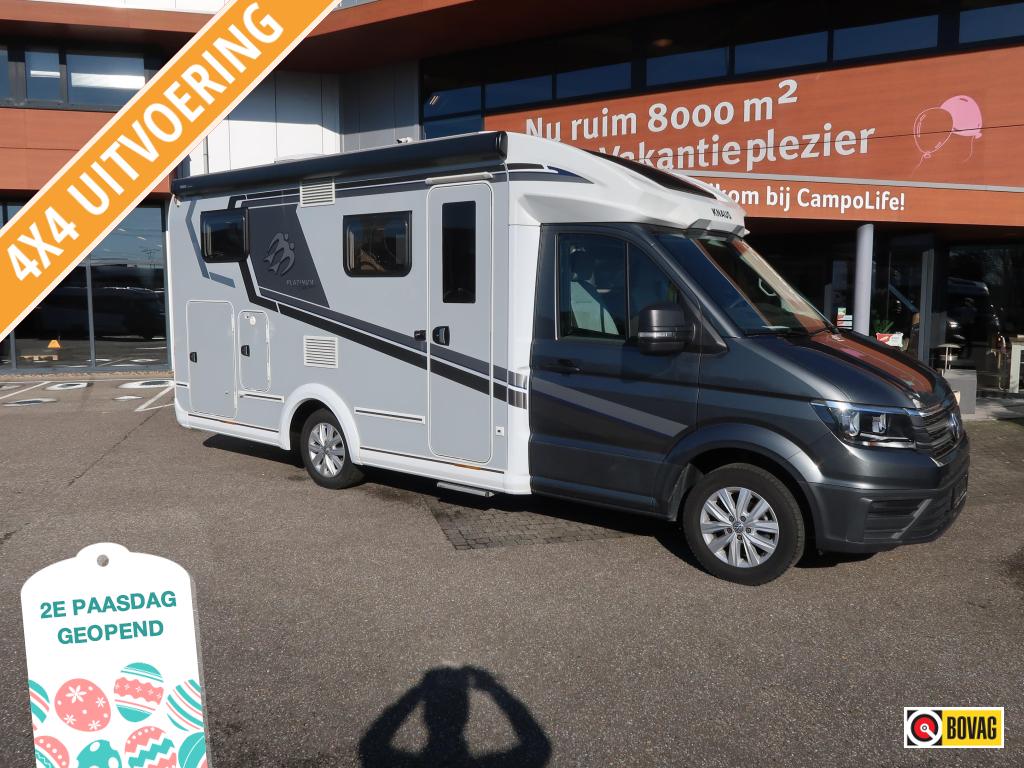 Knaus Van TI Plus 650 MEG Platinum 4x4 AUTOMAAT 177PK, Caravans en Kamperen, Automaat, Ringverwarming, Tot en met 2, Winterisolatie