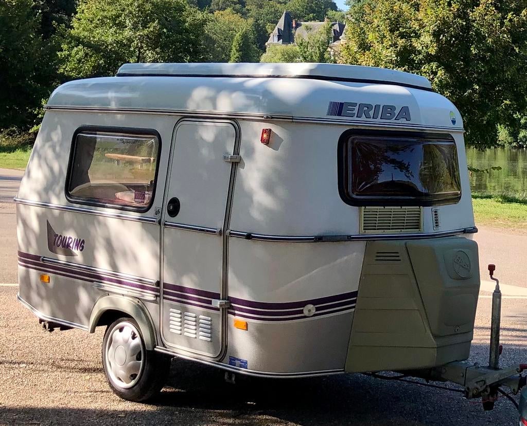 Originele Eriba Puck 1995, Caravans en Kamperen, Caravans, Particulier, tot en met 2, tot 500 kg, Treinzit, Eriba, Lengtebed, tot 4 meter