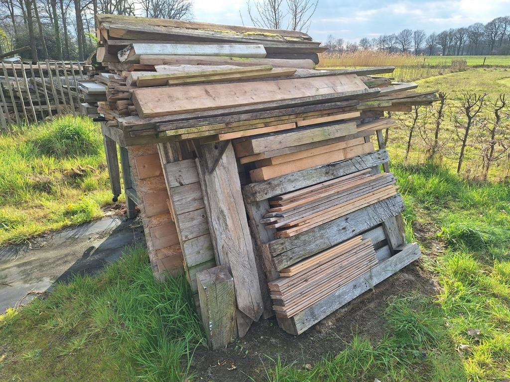Gratis kachelhout, Doe-het-zelf en Verbouw, Hout en Planken, Ophalen, Minder dan 25 mm, Pallet, Minder dan 200 cm