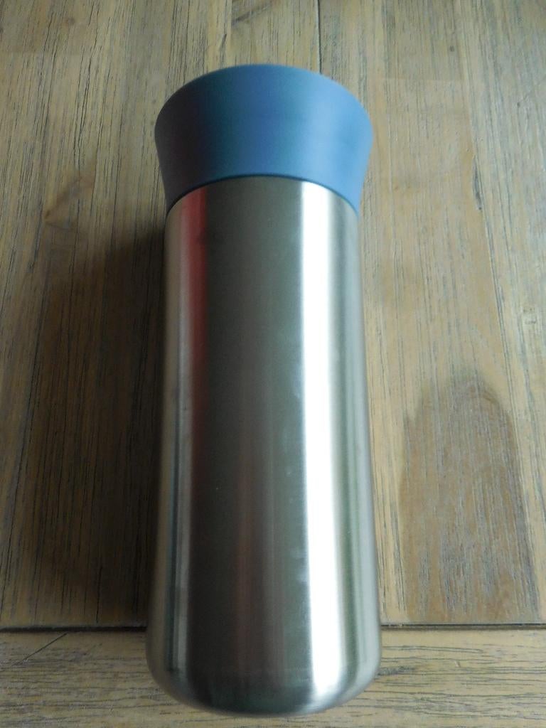 thermosbeker. LEO. Berghoff. Zilver/ 330cl. RVS.19 cm hoog., Ophalen of Verzenden, Nieuw