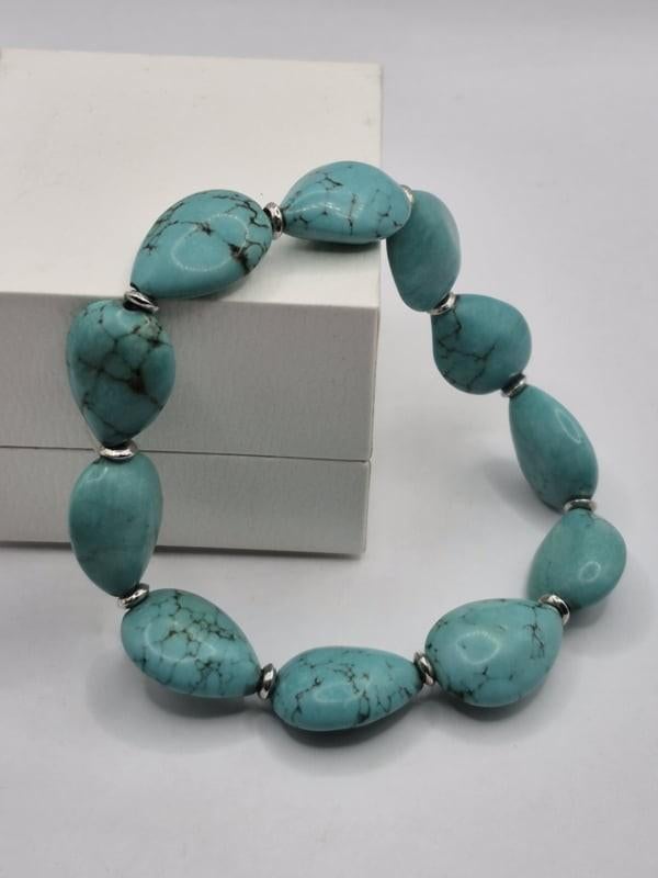 Armband,  Turquoise, Overige materialen, Blauw, ., Ophalen of Verzenden