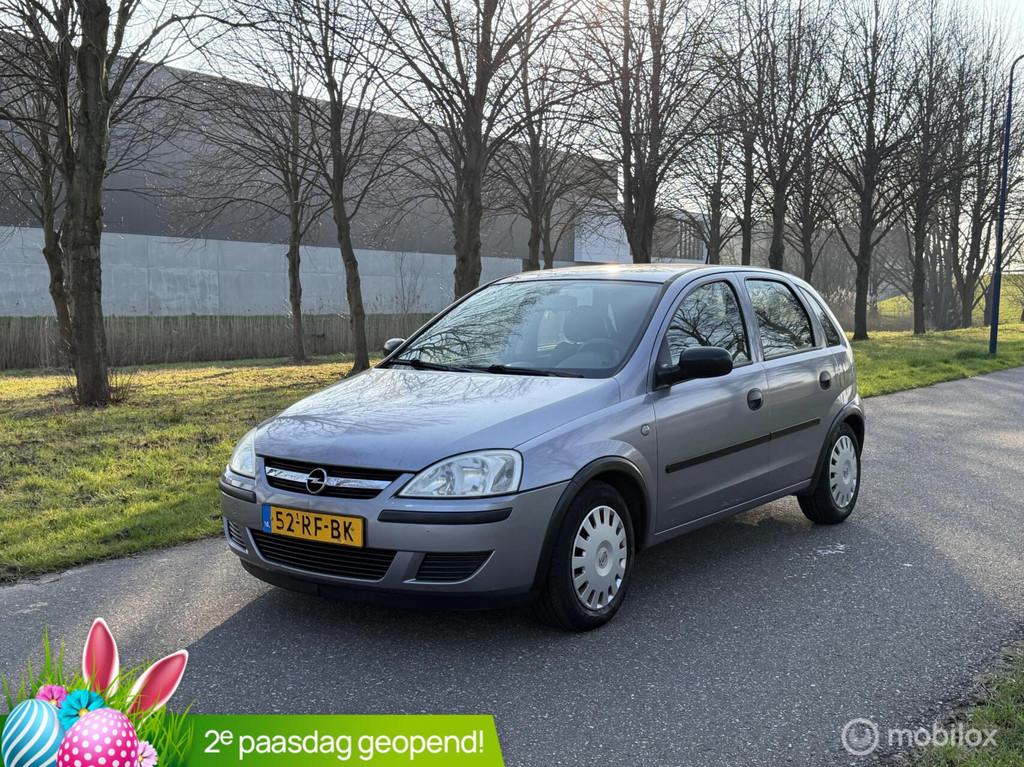 Opel Corsa 1.2-16V Rhythm*NEW APK 03/27*AIRCO*ELEK. RAMEN, Voorwielaandrijving, Gebruikt, 1229 cc, Origineel Nederlands