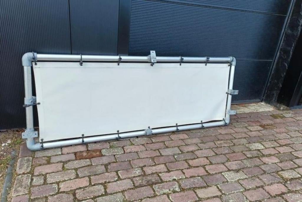 Spandoek frame gevel reclame, Ophalen of Verzenden
