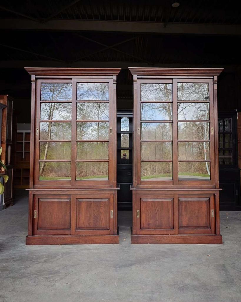 Prachtige eiken notariskasten | Chique buffetkasten #3268, Niet ingevuld, 100 tot 150 cm, 200 cm of meer, Niet ingevuld