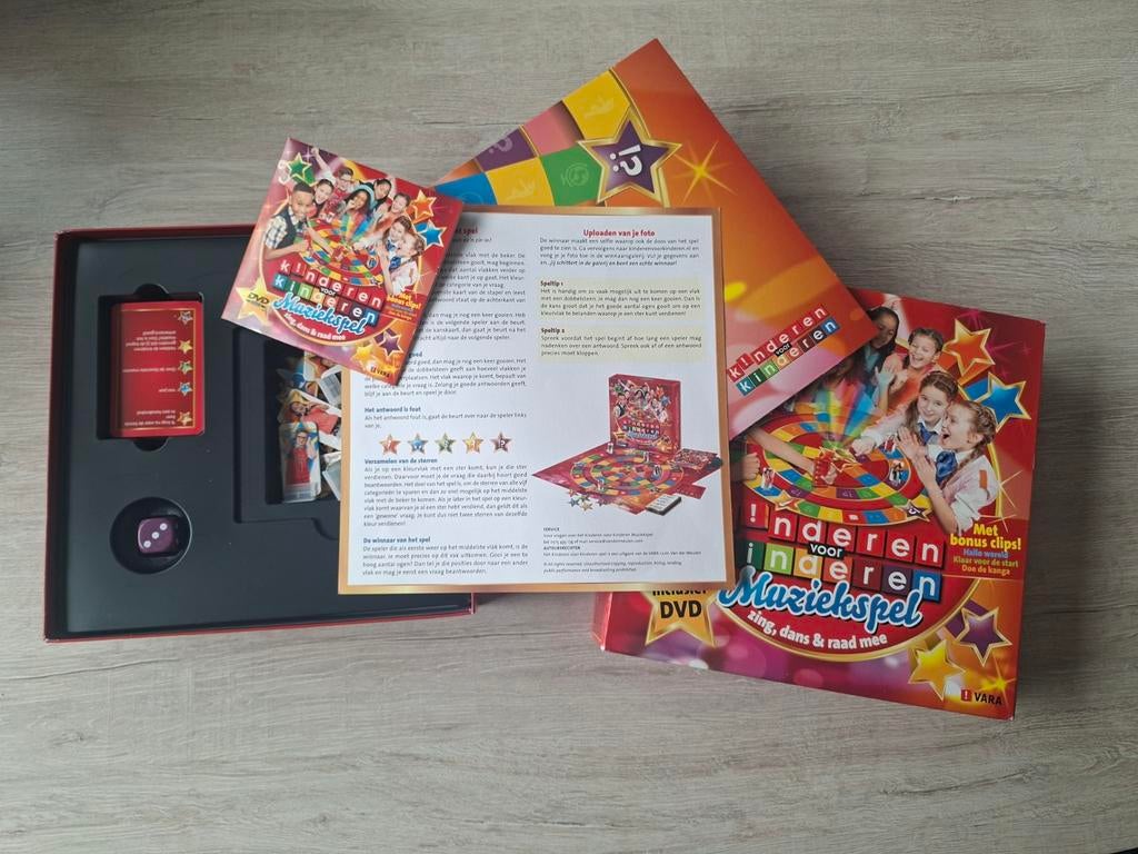 Kinderen voor Kinderen Muziekspel met DVD, Ophalen of Verzenden, Zo goed als nieuw
