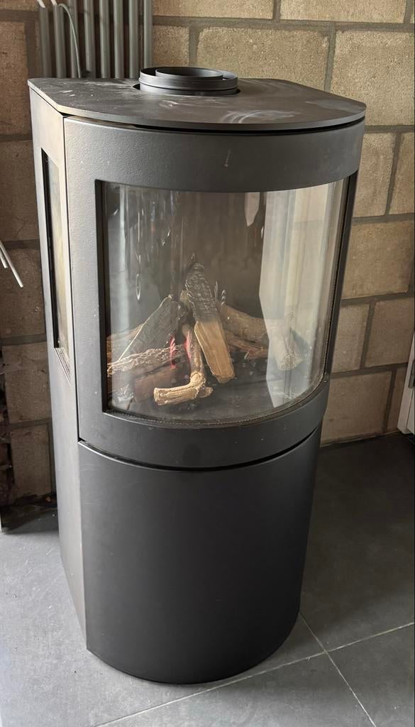 Faber gashaard met afvoerpijp, Huis en Inrichting, Haarden, Ophalen, Nieuw, Vrijstaande haard, Gashaard