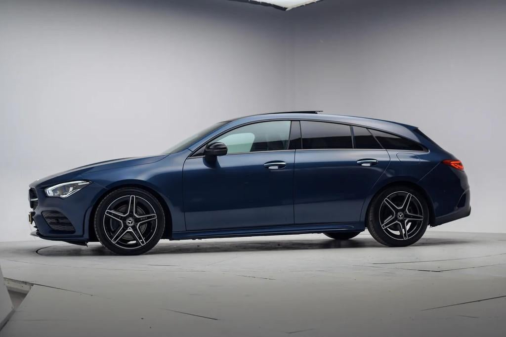 Mercedes-Benz CLA-Klasse Shooting Brake 200 163pk AMG Night, Auto's, Automaat, CLA, Gebruikt, 4 cilinders