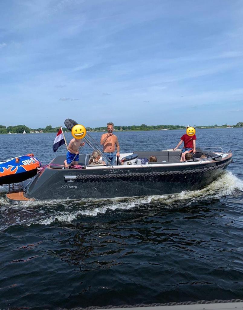 Maxima 620 Retro 2021 met 40 pk Honda motor en Biminitop, Watersport en Boten, Ophalen, 6 meter of meer, Zo goed als nieuw, 30 tot 50 pk