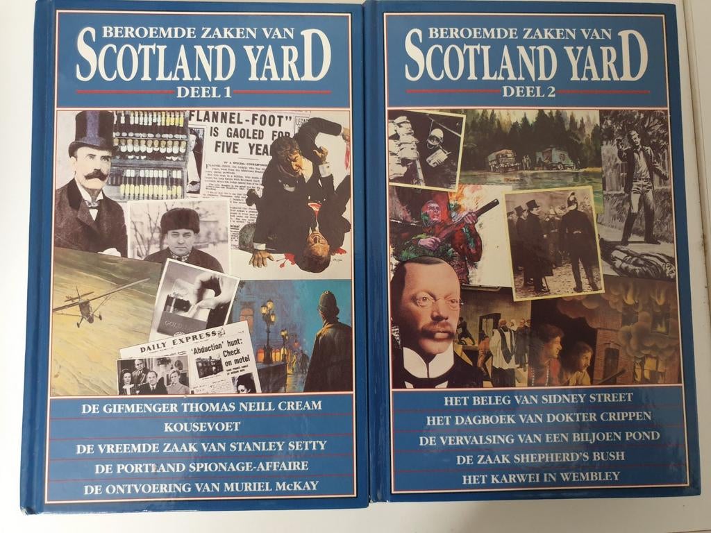 Beroemde Zaken van Scotland Yard - Deel 1 & 2, Boeken, Ophalen of Verzenden, Gelezen