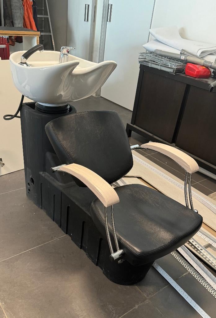 Kappers Wasunit / Wasbak, Ophalen, Gebruikt, Zwart, Eén