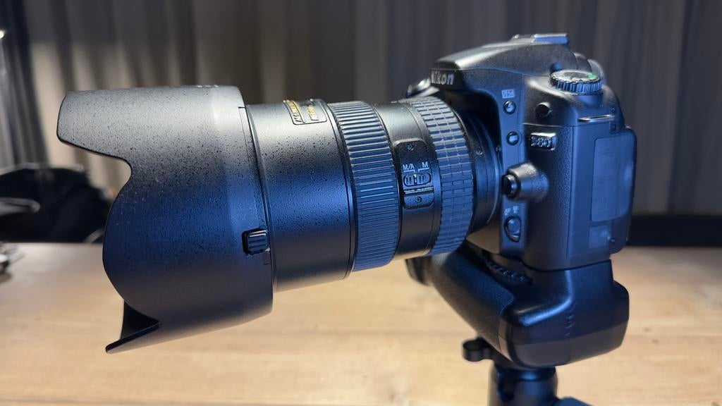 Nikon D80 incl. Nikkor afs 17-55mm f2.8 +-10.500 clicks., Ophalen, Gebruikt, Spiegelreflex, 10 Megapixel