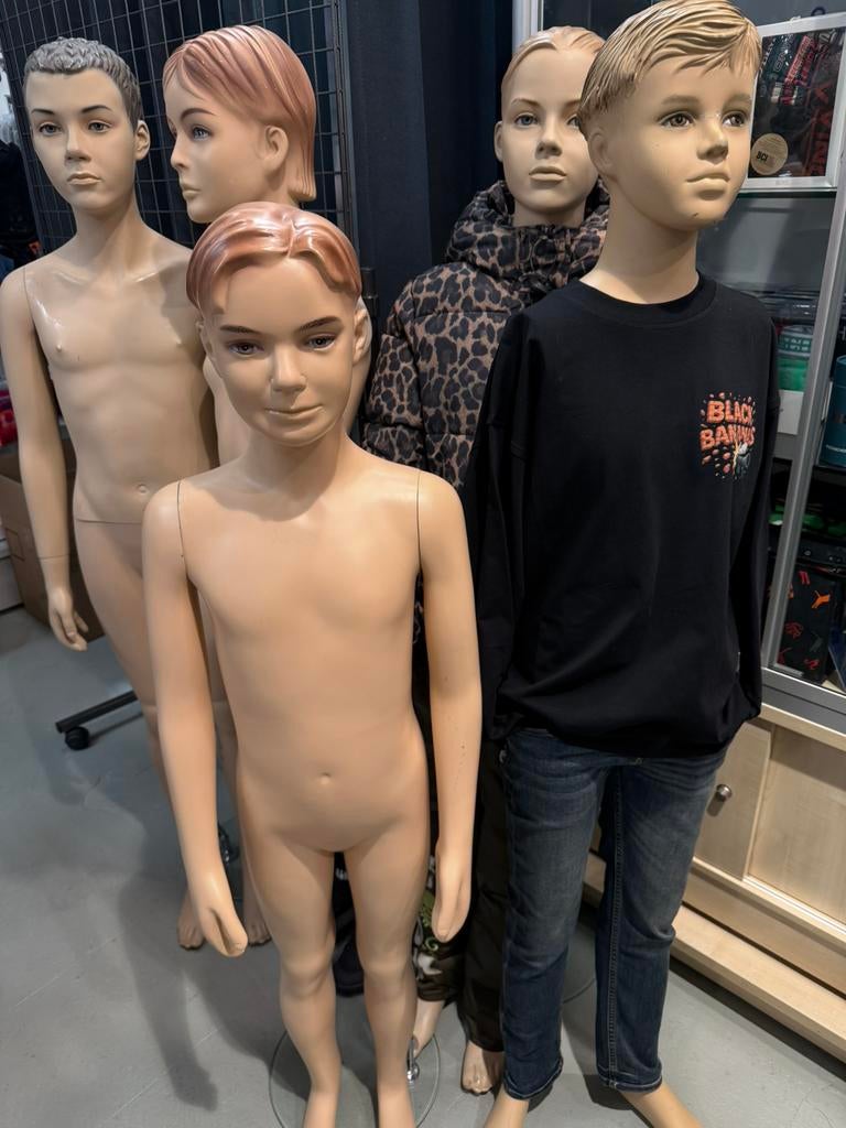 Kinder etalagepoppen set (4+1 GRATIS) mannequins, Ophalen, Gebruikt, Onbekend, Onbekend