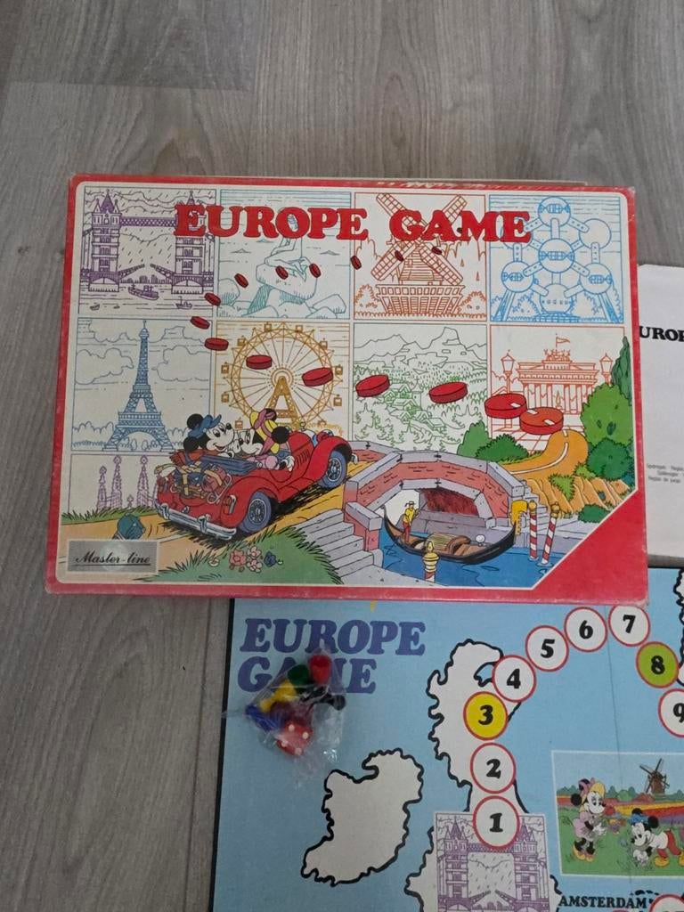 Disney bord spel compleet europe game, Ophalen of Verzenden
