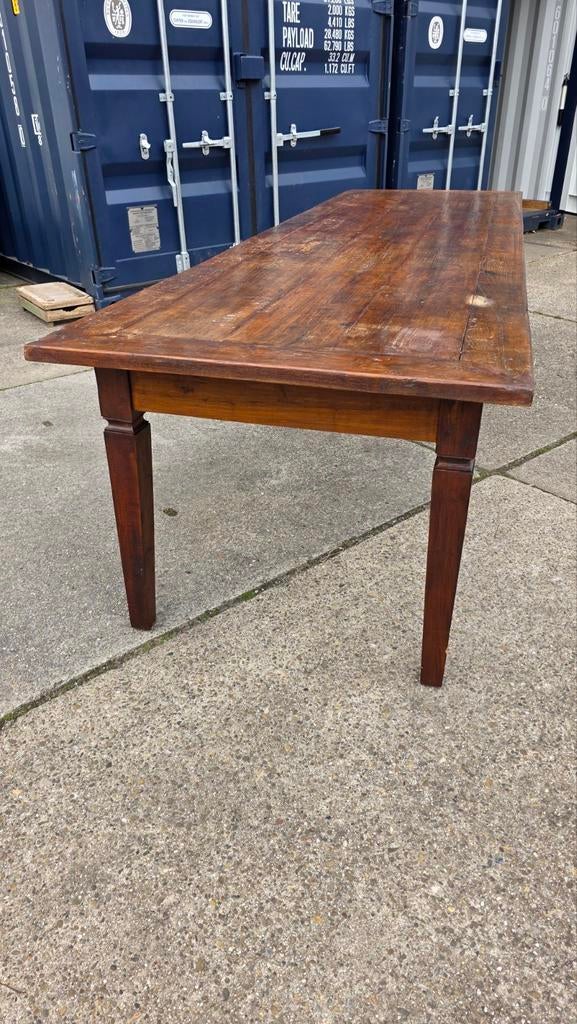 Antieke Franse boeren tafel 300 x 90 cm, Ophalen of Verzenden